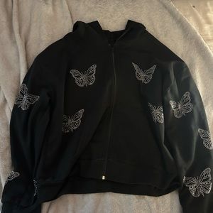 Butterfly zip up